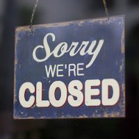 Sorry We're Closed