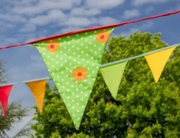Summer bunting